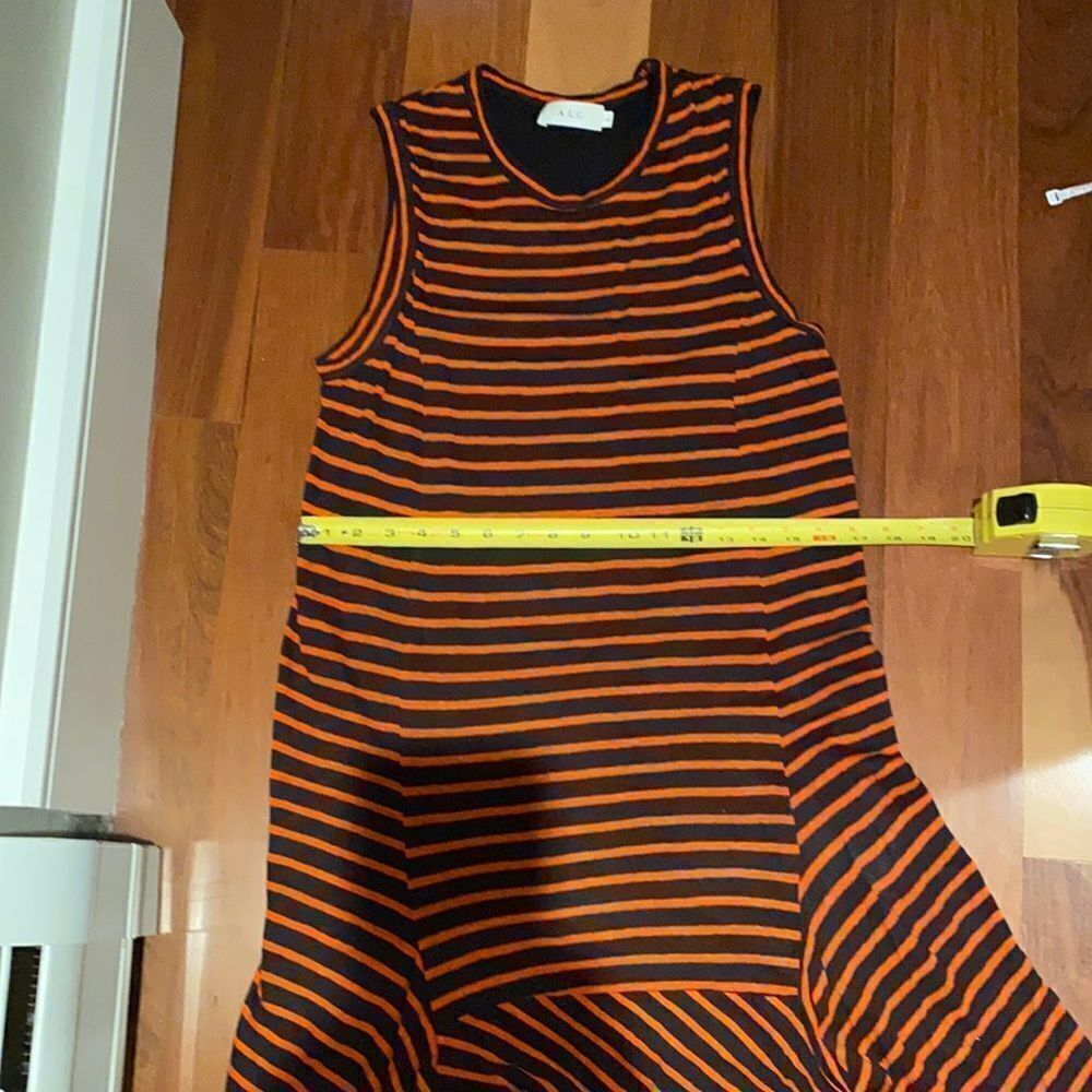 ALC striped asymmetrical dress - Picture 6 of 7